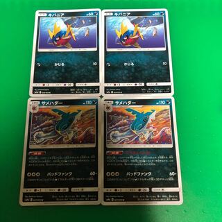 キバニア2枚、サメハダー2枚