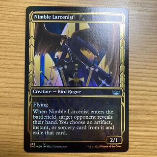 Agile Larceny criminal Showcase foil foil stamped Golden Age