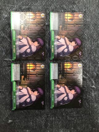 ヴァイスシュヴァルツ　fate/staynight 思い出語り　RRR4枚