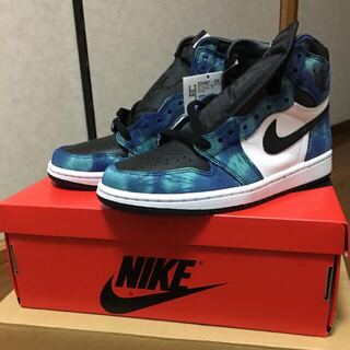 Nike WMNS Air Jordan 1 High OG "Tie-Dye" 25.5cm