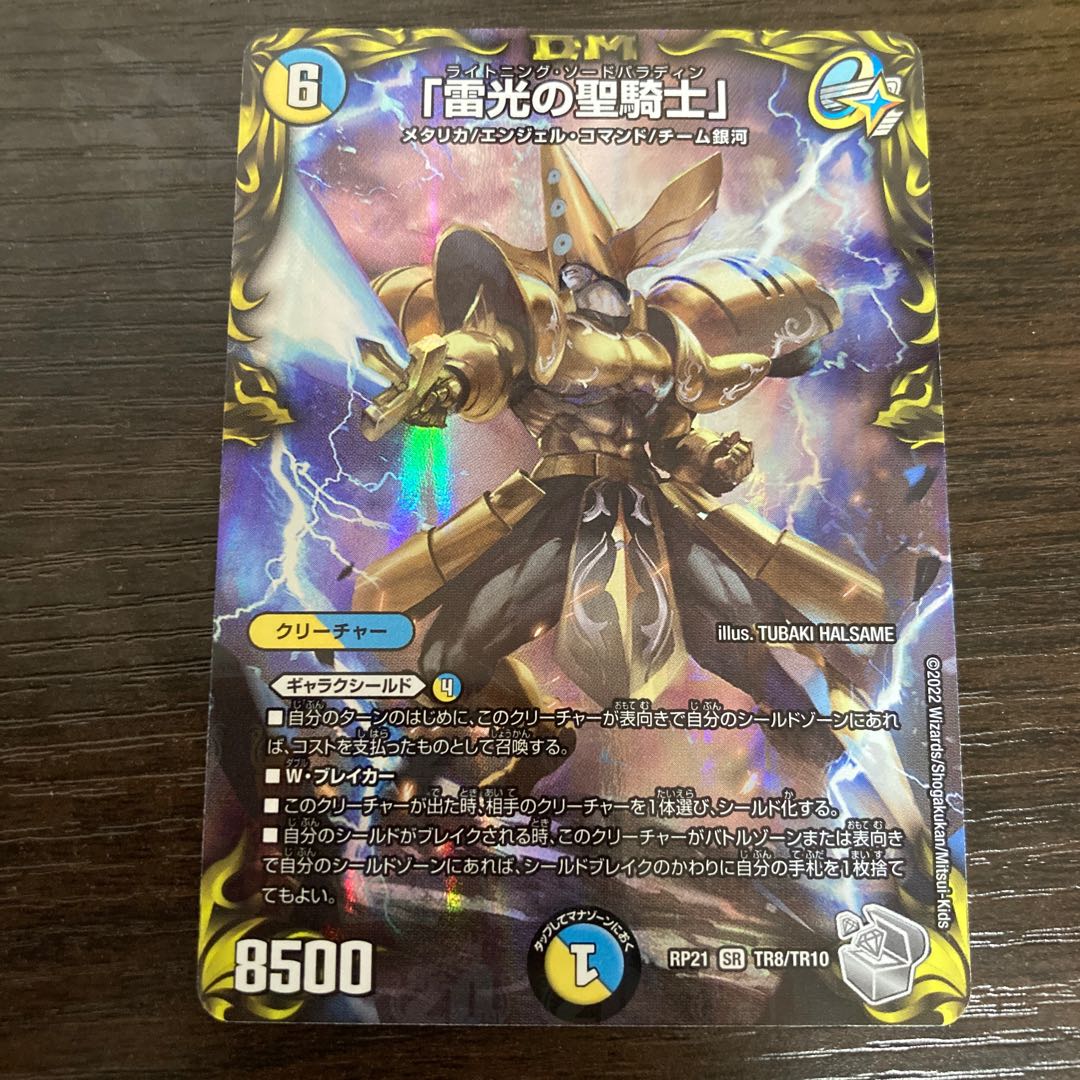 Lightning, the holy knight of light."