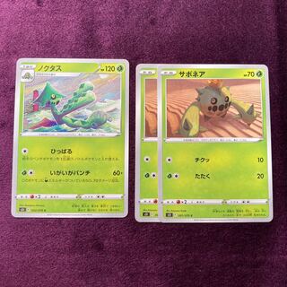 ノクタス 1枚 サボネア 2枚 セット