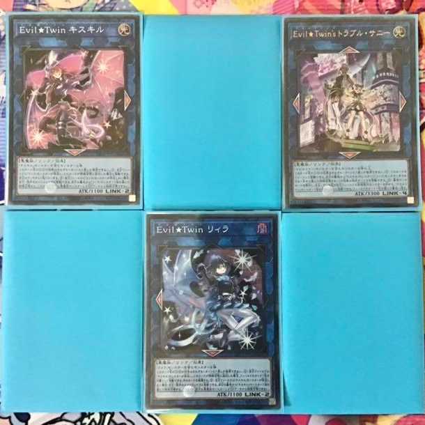 Full-scale construction [Evil★Twins ~Evil Twin~] deck EX15 & double sleeves