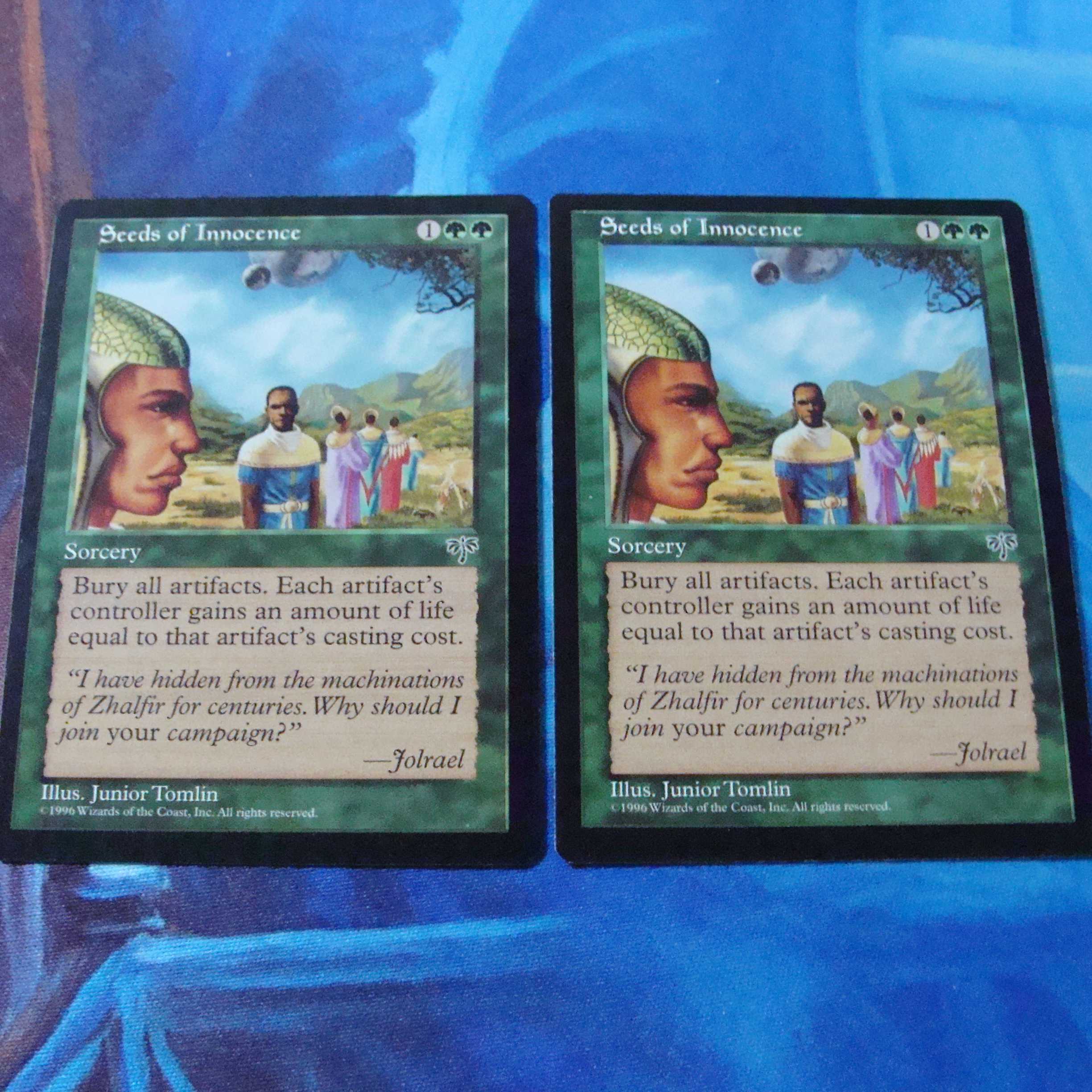 MTG Seeds of Innocence English 4 cards, various other good items