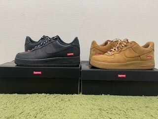 Supreme x Nike Air Force 1 Low "Black" 27cm