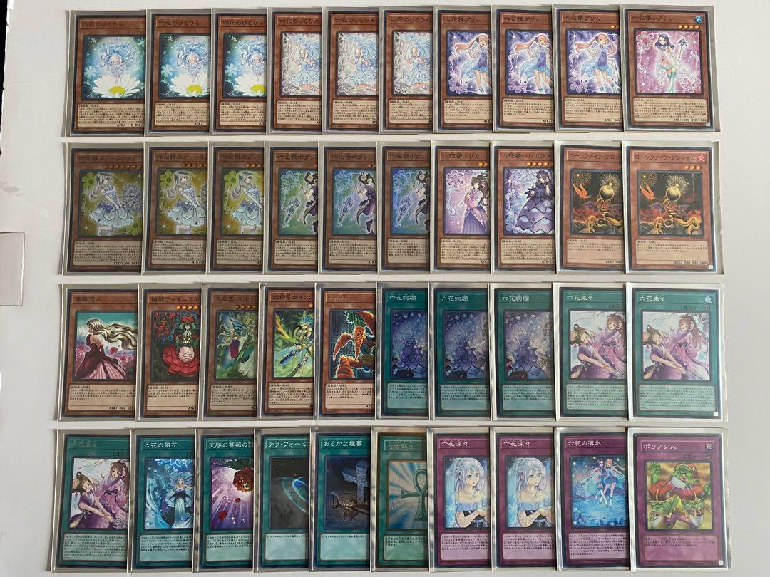 Yu-Gi-Oh! Rikka Deck Full Scale Construction Teardrop the Rikka Queen Mudan the Rikka Fairy Rikka Rairai