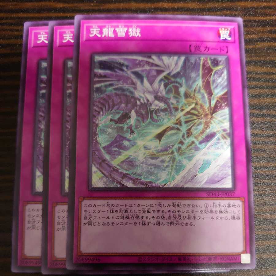 天龍雪獄 ノーマル 3枚セット