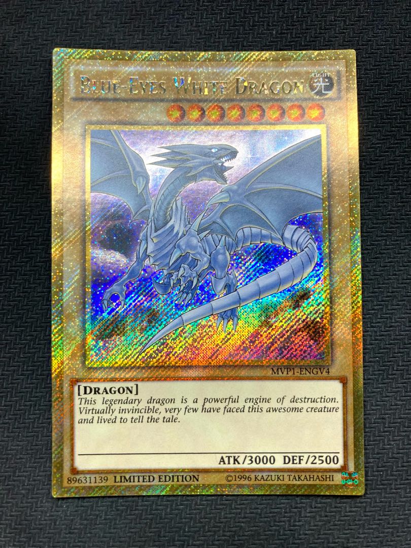 【準美品】BLUE EYES WHITE DRAGON ゴールドシークレット