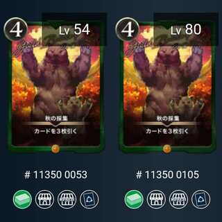 (2枚セット)秋の採集