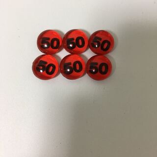 アクリルダメカン 未使用 50ダメージ 6個