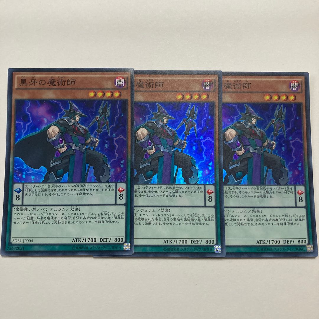 Black Fang Magician Super Rare JP004