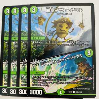 Aji Son Sun Grill/Shredded Secret Wild Vegetables, 4 sheets DM-EX-17-131