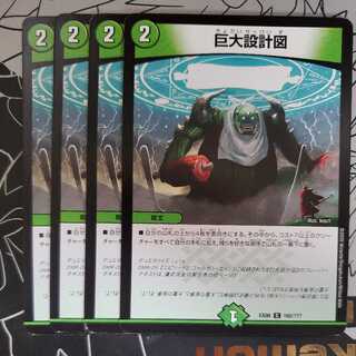 Giant blueprints, set of 4