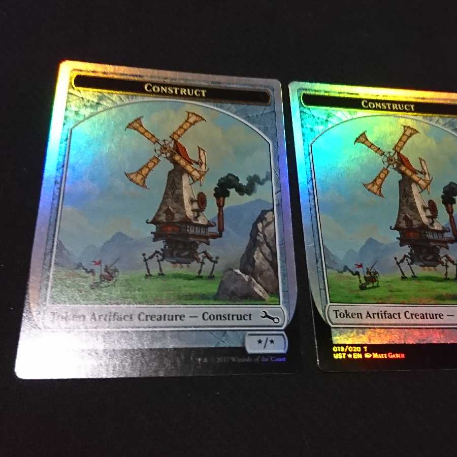 MTG 構築物トークン UST 2枚セット 1枚の通販 けいおすおーぶ