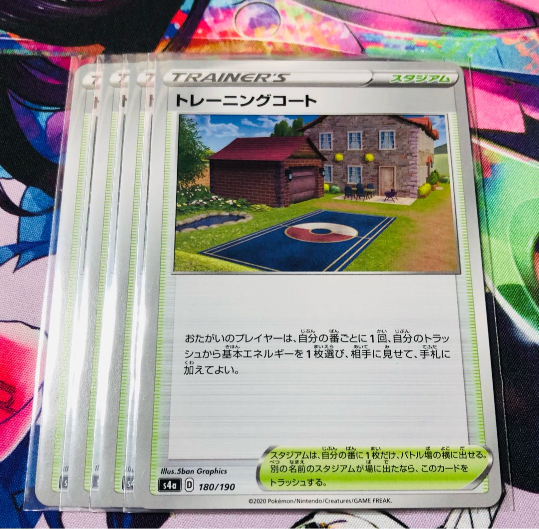 Training Court, set of 4, with minor whiteout.