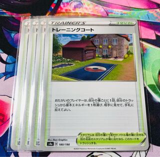 Training Court, set of 4, with minor whiteout.