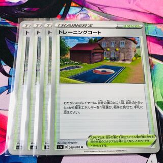 Training Court, set of 4, with some minor whiteout.