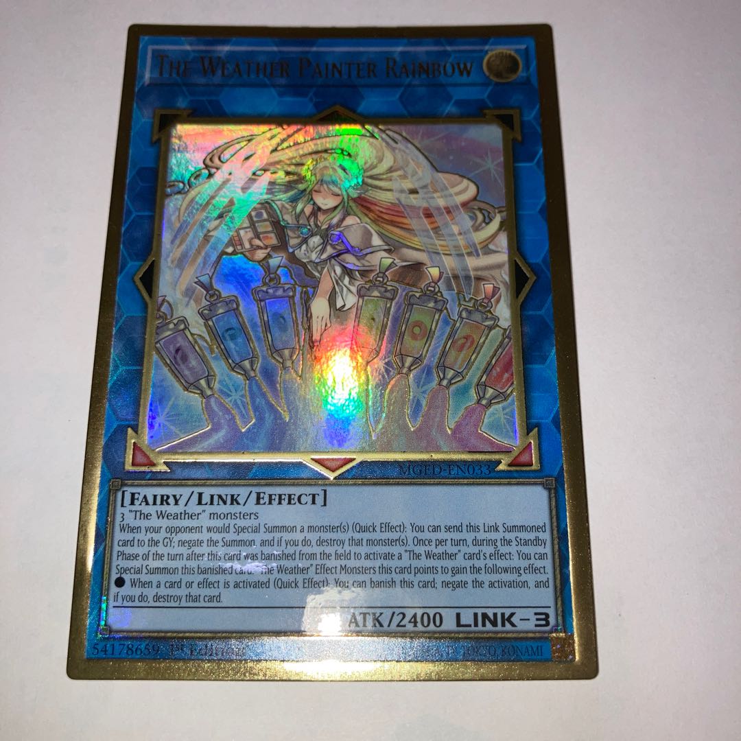 The Weather Painter Rainbow 1st Premium Gold English Special Price