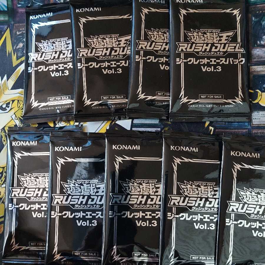 Yu-Gi-Oh Rush Duel 10 packs with extras