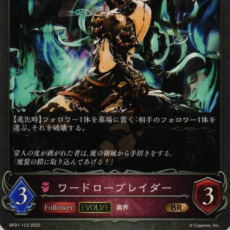 BP01-123  ワードローブレイダー　3枚 3枚