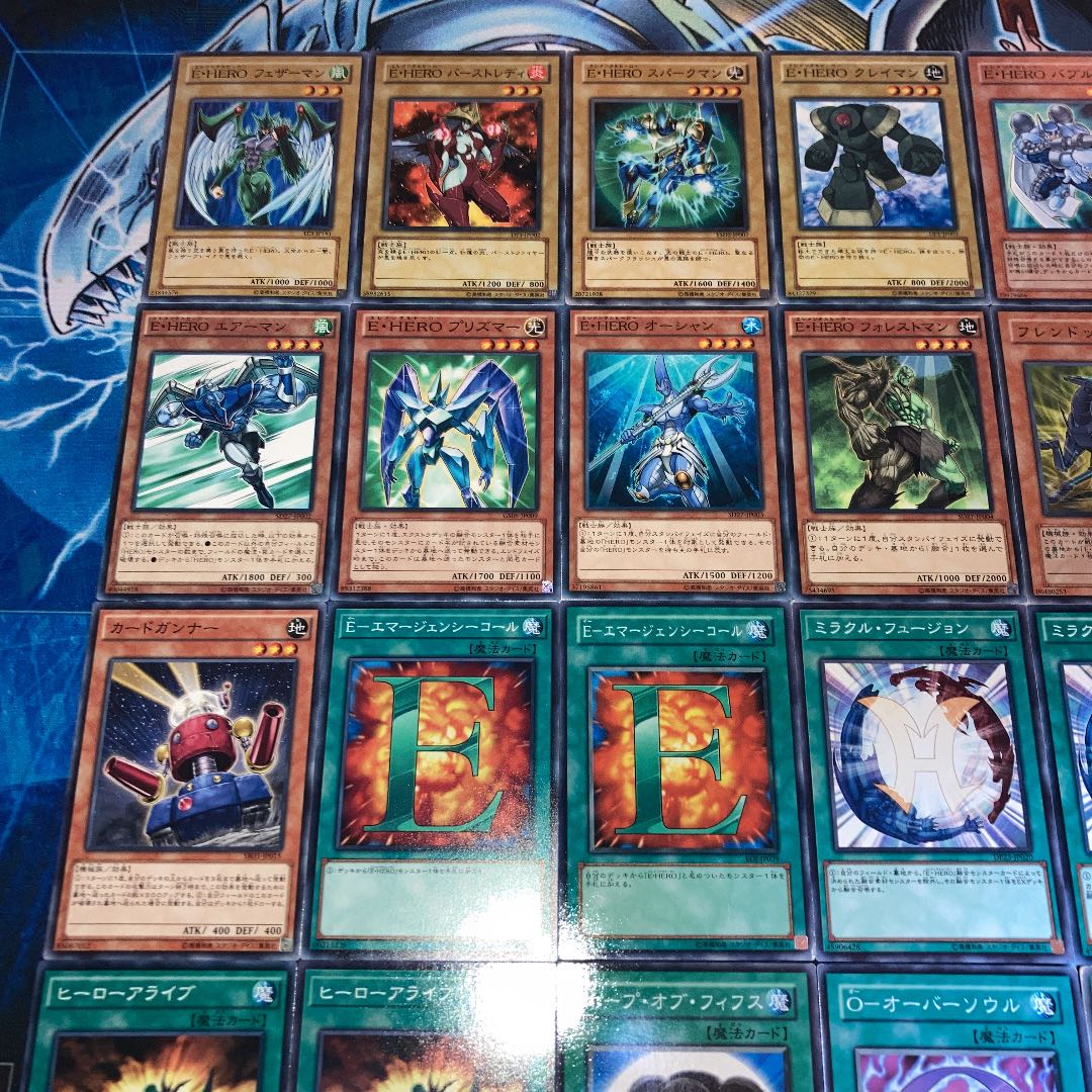 No.669 Yu-Gi-Oh! Yujo Jyuyo Deck 40 cards + EX 15 cards E-HERO Deck