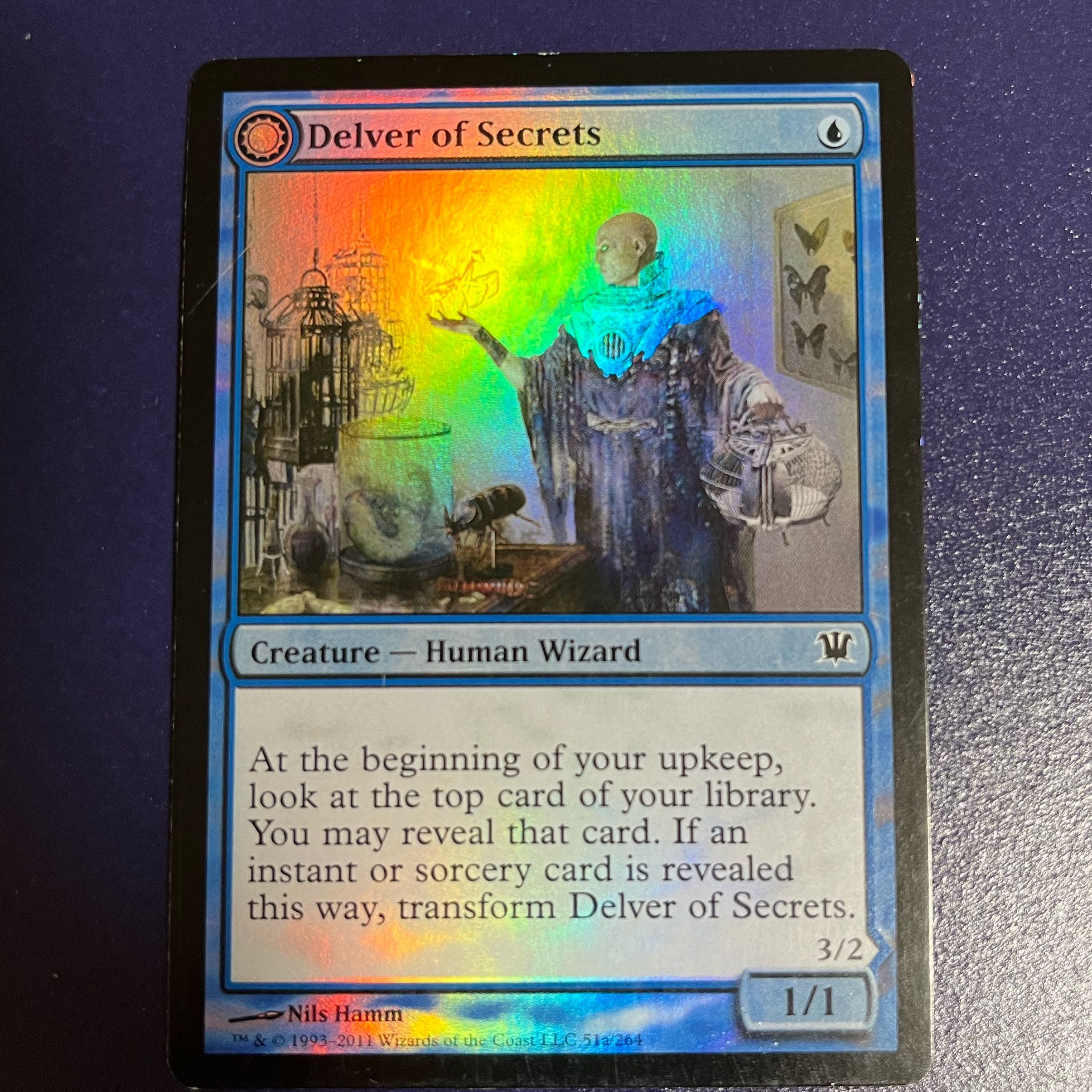 Delver of Secrets(ISD)" English Foil