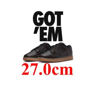 Nike Dunk Low Velvet Brown 27.0cm 27cm