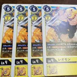 プロモ　レオモン　4枚セット　デジモンカードゲーム