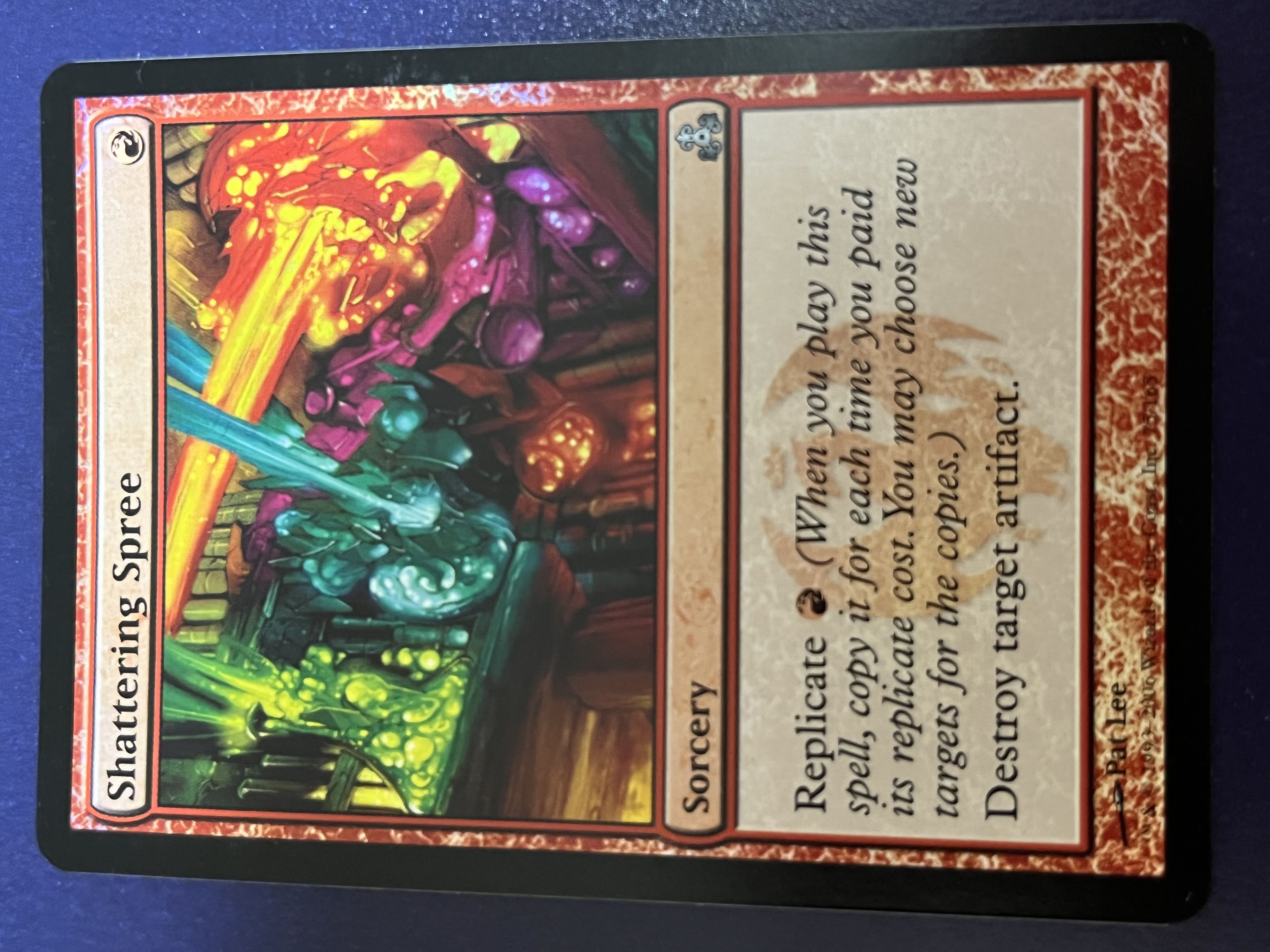 Shattering Spree Uncommon 75/165 Guildpact Foil SP b