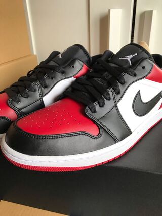 Nike Air Jordan 1 Low Bred Toe 30cm