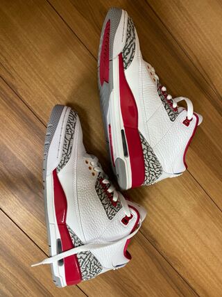 Nike Air Jordan 3 "Cardinal Red" 26.5cm