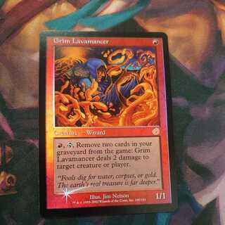 Grim Lavamancer Foil English version 1枚