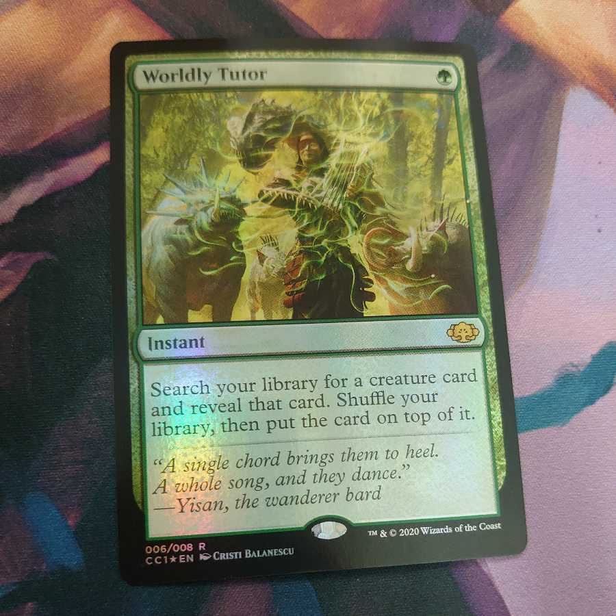 Worldly Tutor CC1 FOIL
