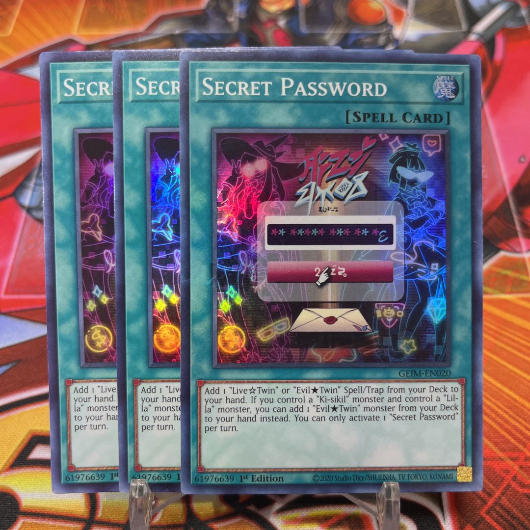 Yu-Gi-Oh [English Version] Secret Password Super Set of 3