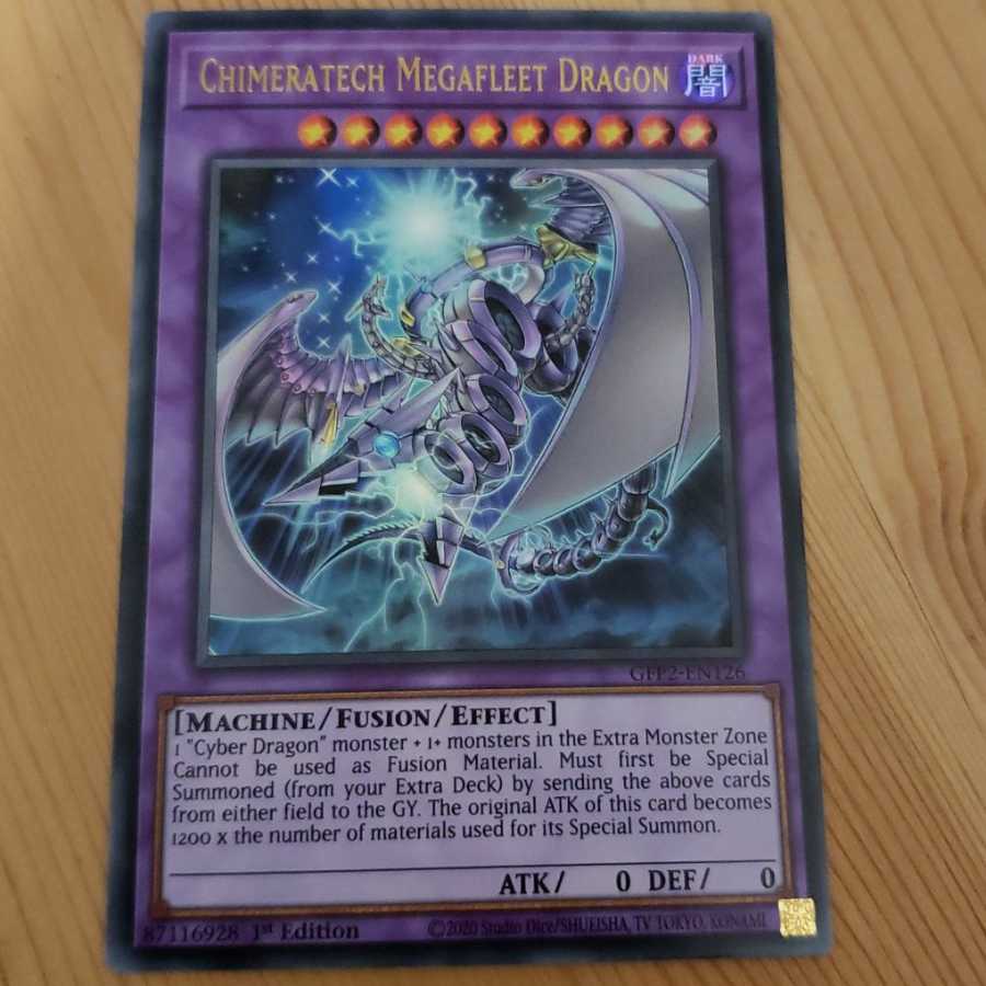 Yu-Gi-Oh EU version Chimera Tech Mega Fleet Dragon Ultra Rare