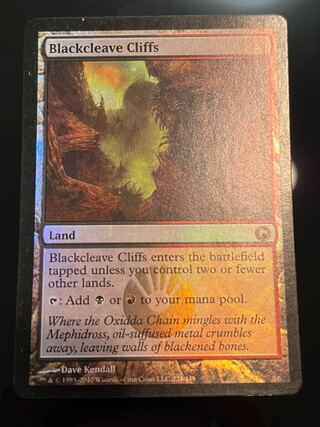 Blackcleave Cliffs SOM foil English version