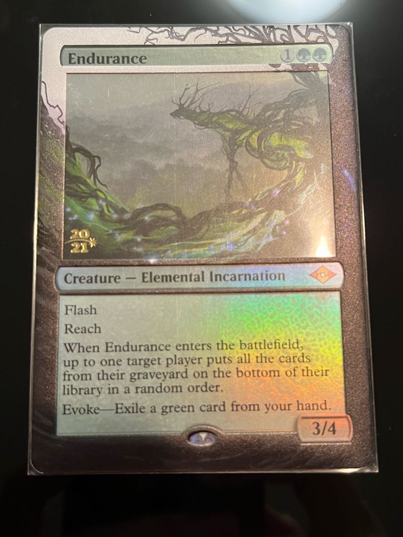 Endurance pre-release foil with extra sleeve