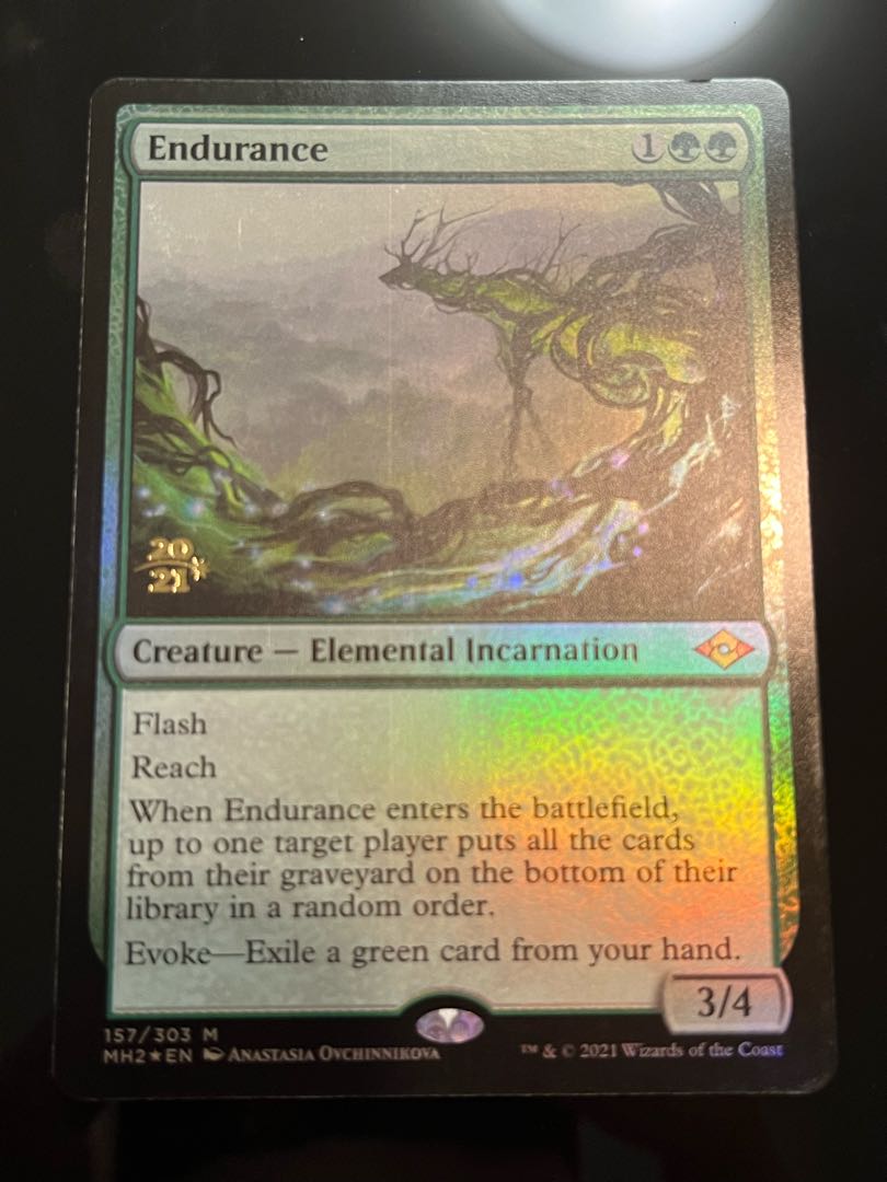 Endurance pre-release foil with extra sleeve