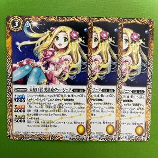 天星12宮 光星姫ヴァージニア　3枚