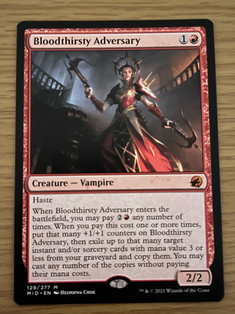 Bloodthirsty Adversary English version