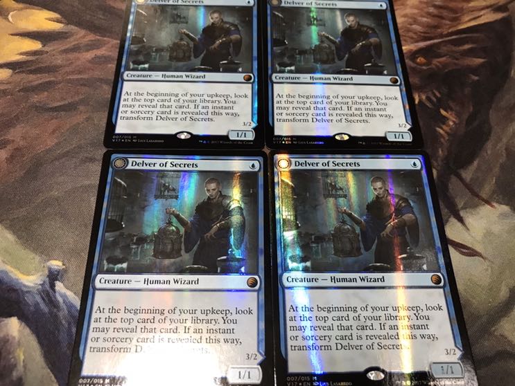 秘密を掘り下げる者×4 foil