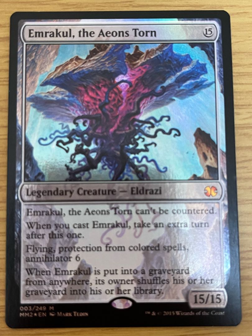 foil Emrakul, the Aeons Torn up to 4