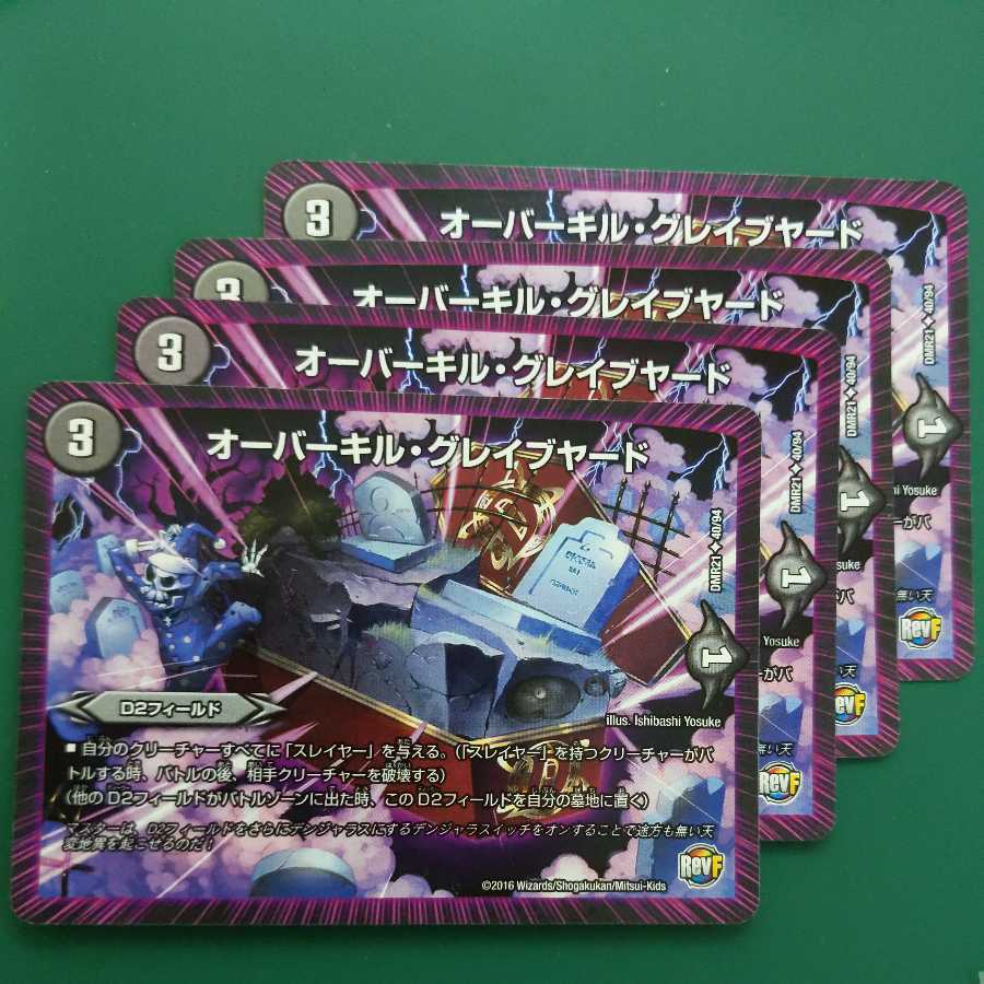 Overkill Graveyard, set of 4