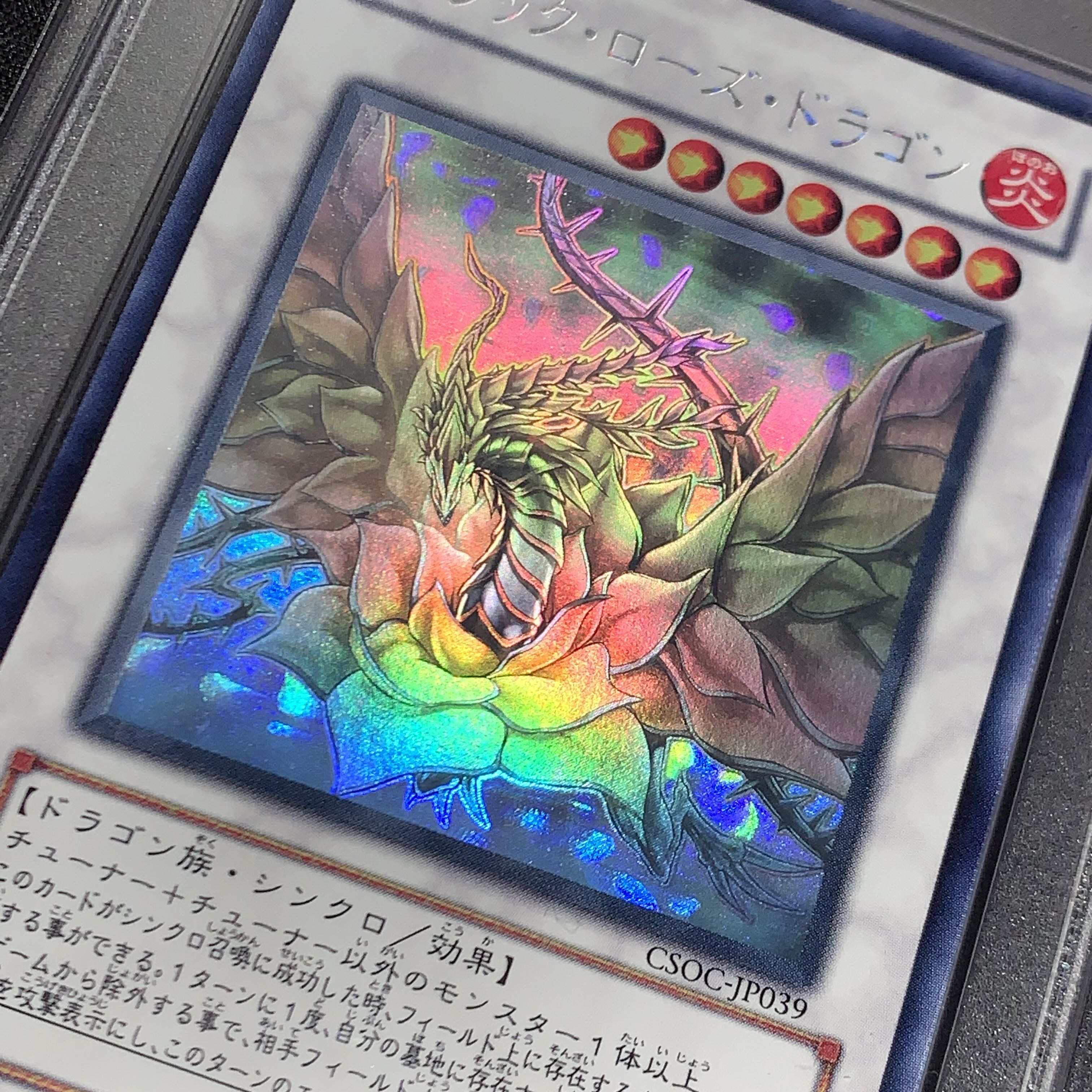 PSA10】ホロ ブラック・ローズ・ドラゴン 遊戯王 Yugioh