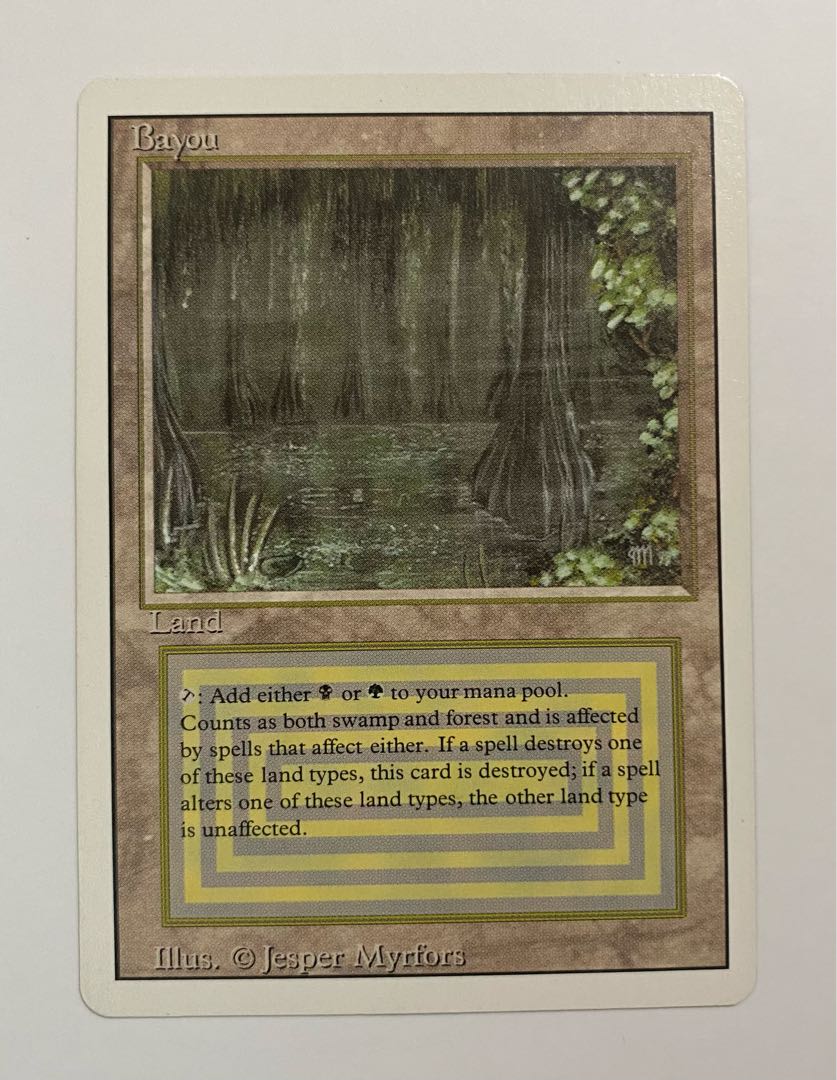 Bayou Revised English Dual Land