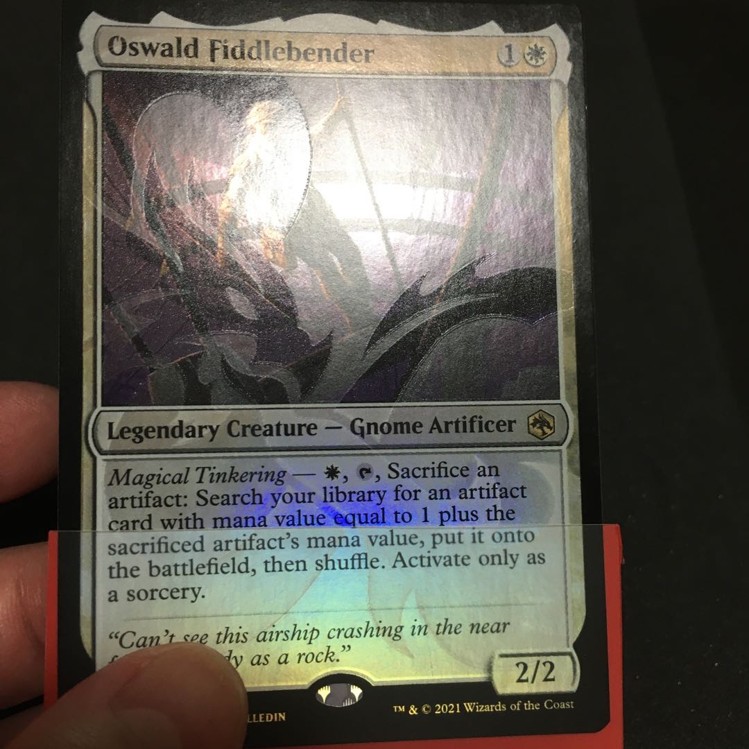 Oswald Fiddlepender (English) amp; Sandshrew card