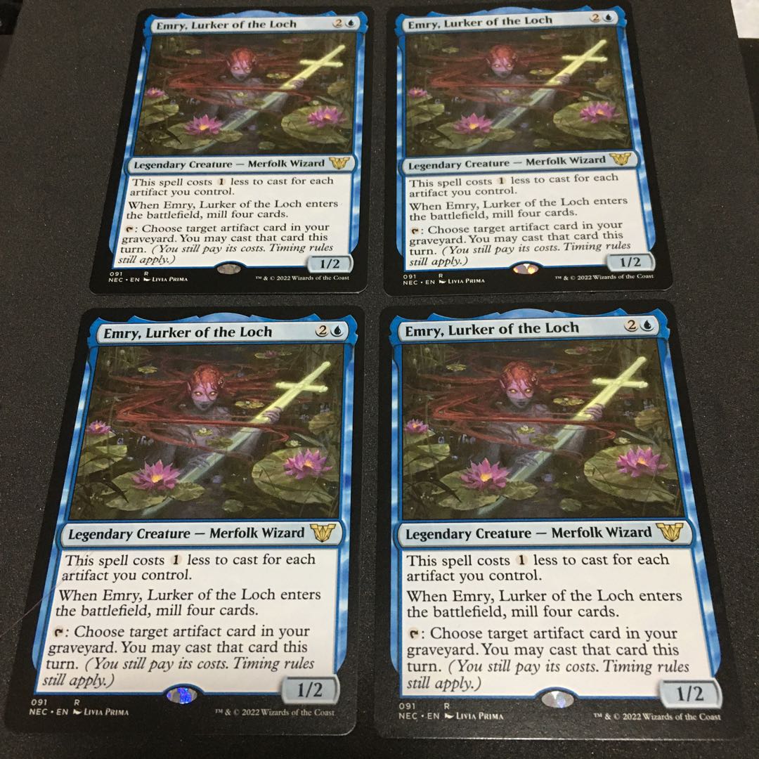 Emry, Lurker of the Loch (English) NEC 4-card set