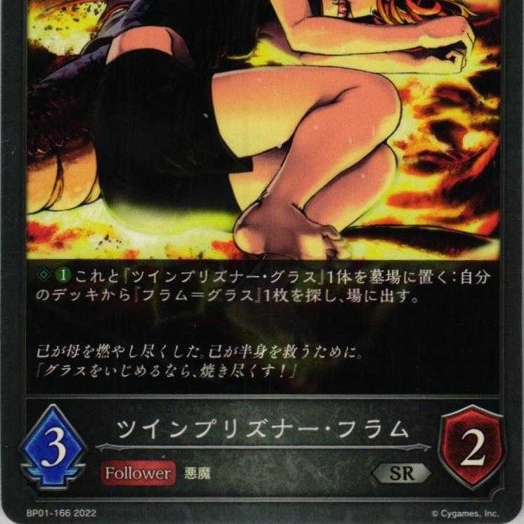 BP01-166 Twin Prisoner Flam, 3 copies