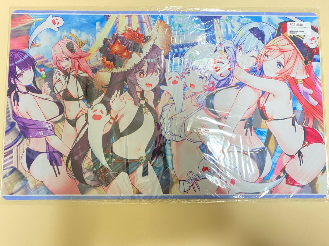「原神」集合 ラバー製プレイマット 新品未使用品