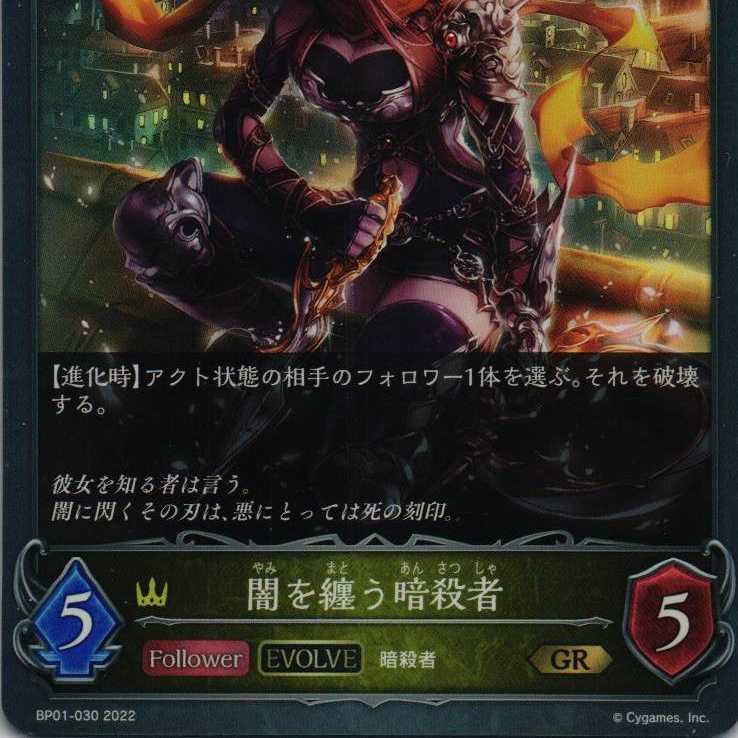 BP01-030 闇を纏う暗殺者 3枚